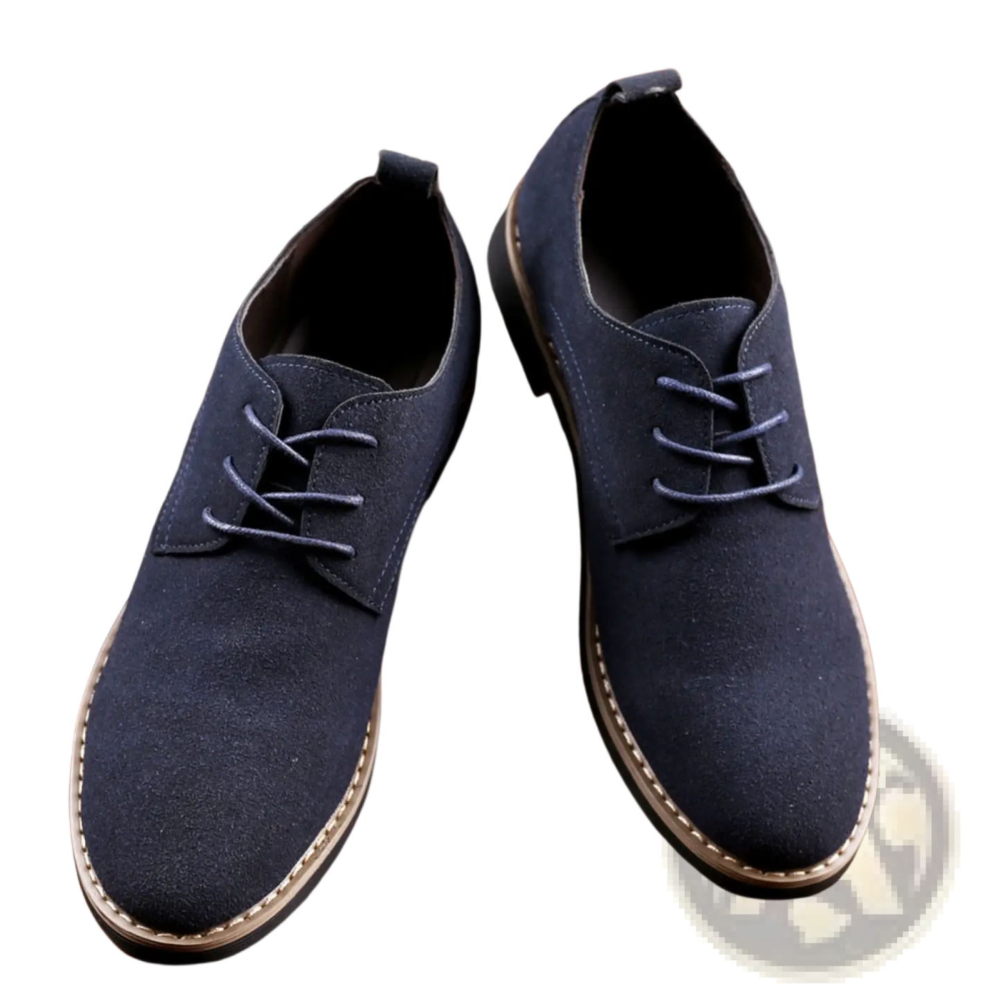 Men's Suede Oxford Lace Up Dress Shoes Large Size