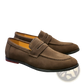 Men's Suede Penny Loafers Casual Leather Slip on Shoes