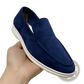 Men's Suede Summer Loafers Flat Casual Slip on Shoes