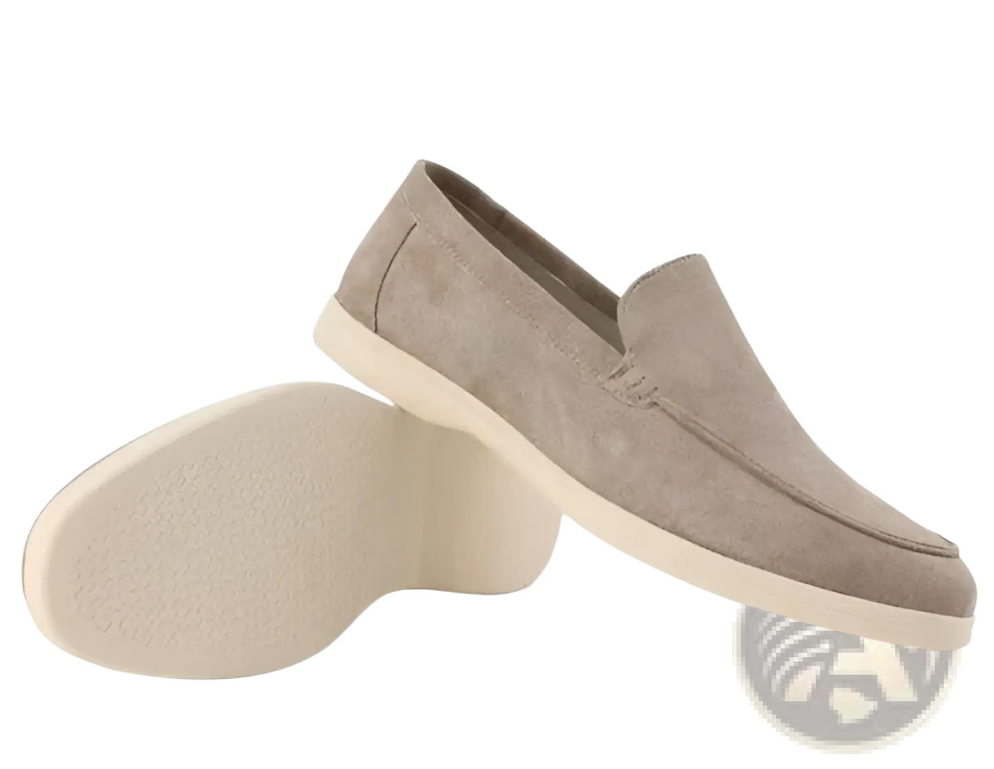 Men's Suede Summer Loafers Flat Casual Slip on Shoes