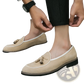 Men's Suede Tassel Loafers Matte Cowhide Shoes