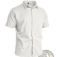 Men’s Textured Bamboo Linen Short Sleeve Button Down Shirt