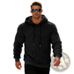 Men's Textured Fleece Lined Knit Hoodie