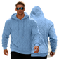 Men's Textured Fleece Lined Knit Hoodie