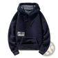 Men's Thick Polar Fleece Mountain Graphic Hoodie