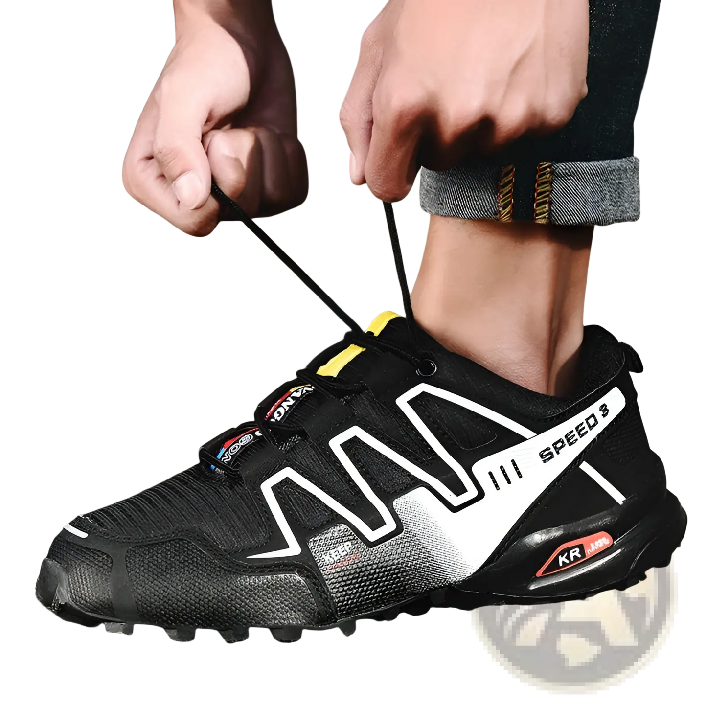 Men's Trail Running Shoes Breathable Mesh Sneakers