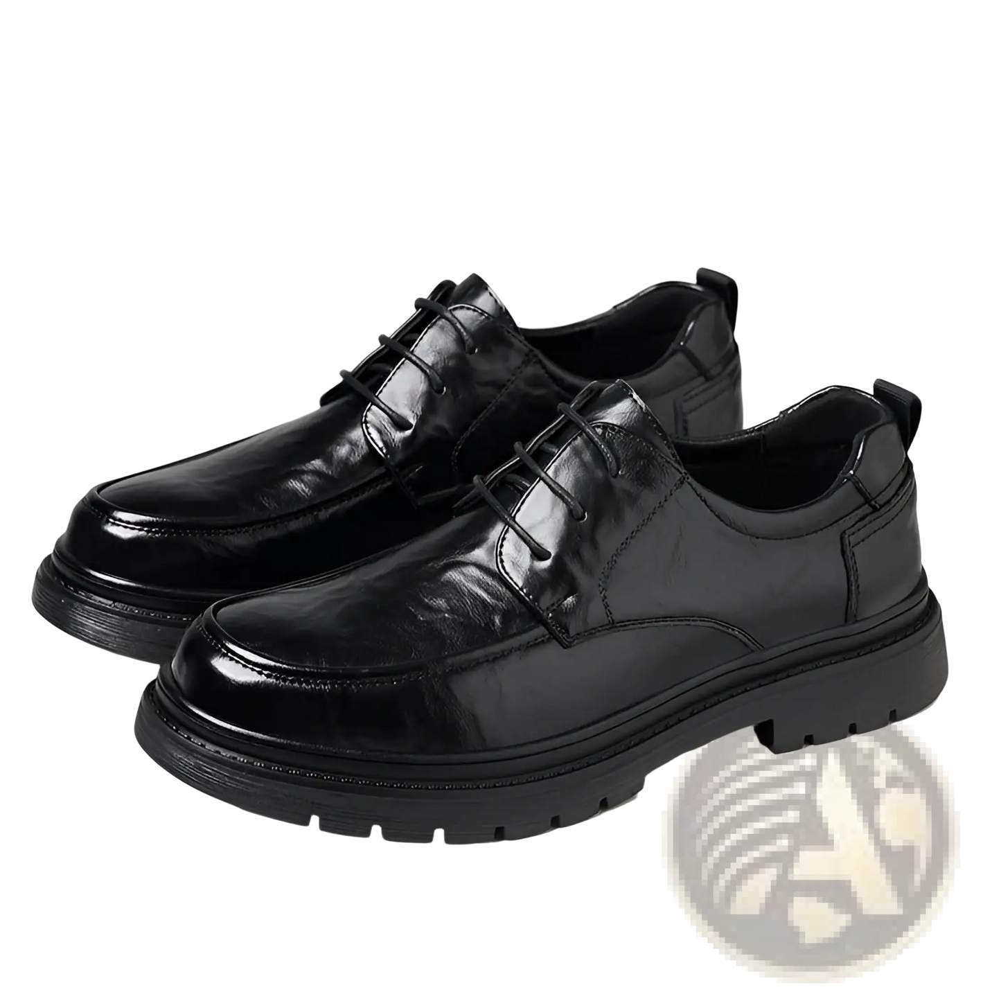 Men's Trendy Chunky Leather Elevating Casual Shoes