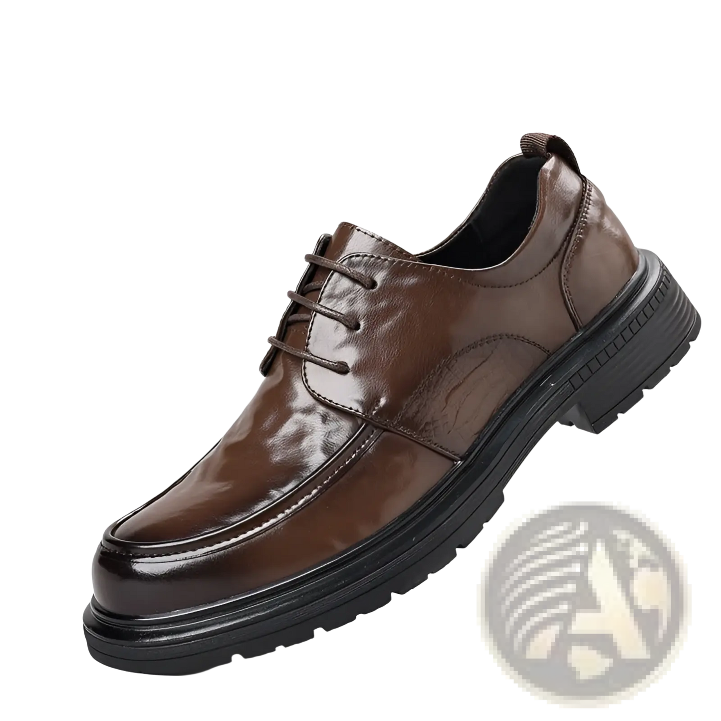 Men's Trendy Chunky Leather Elevating Casual Shoes