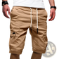 Men's Urban Cargo Jogger Shorts with Drawstring Waist