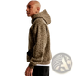 Men's Vintage Leopard Print Oversized Winter Hoodie