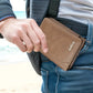Men's Classic Slim Stitched Leather Wallet