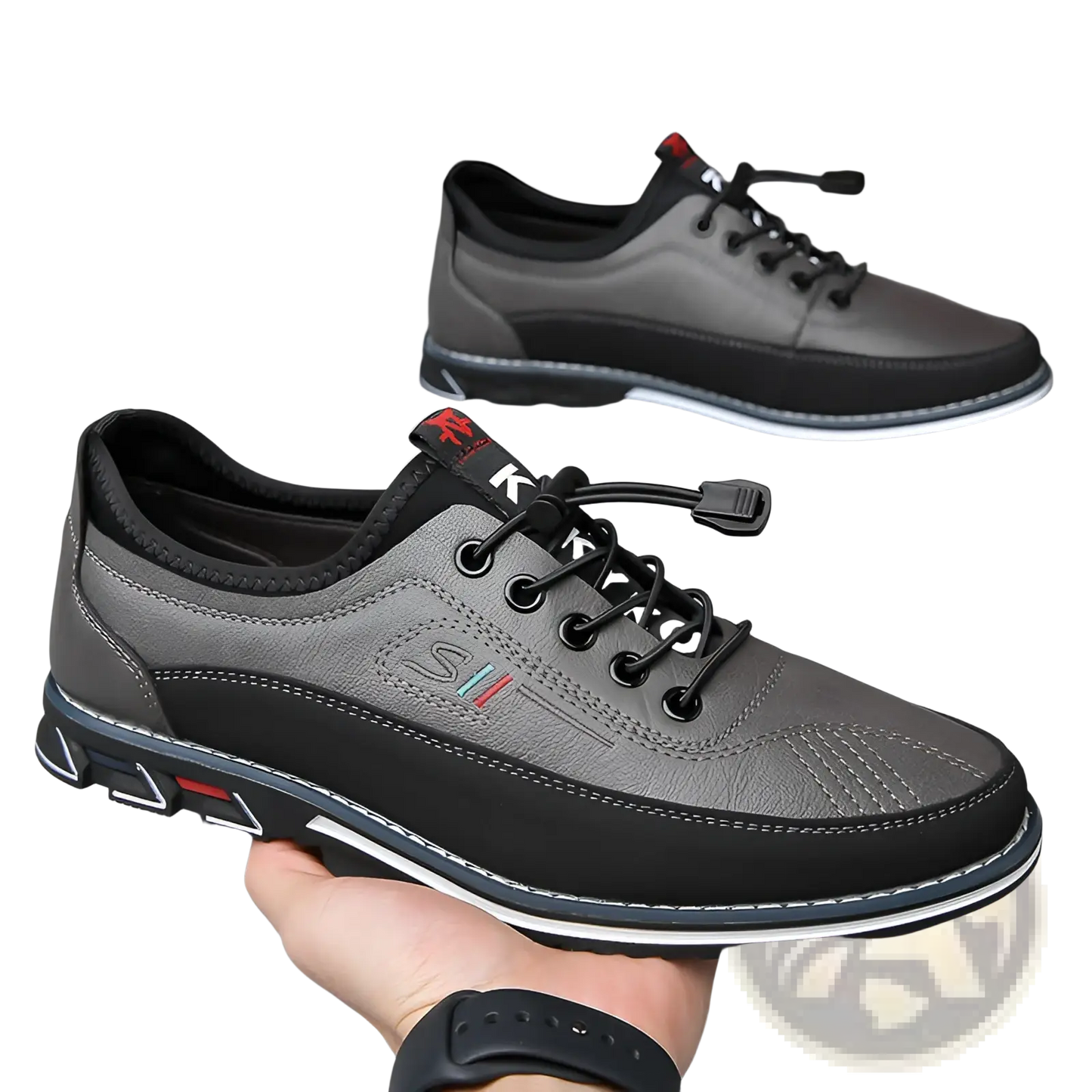 Men's Waterproof Genuine Leather Sports Shoes