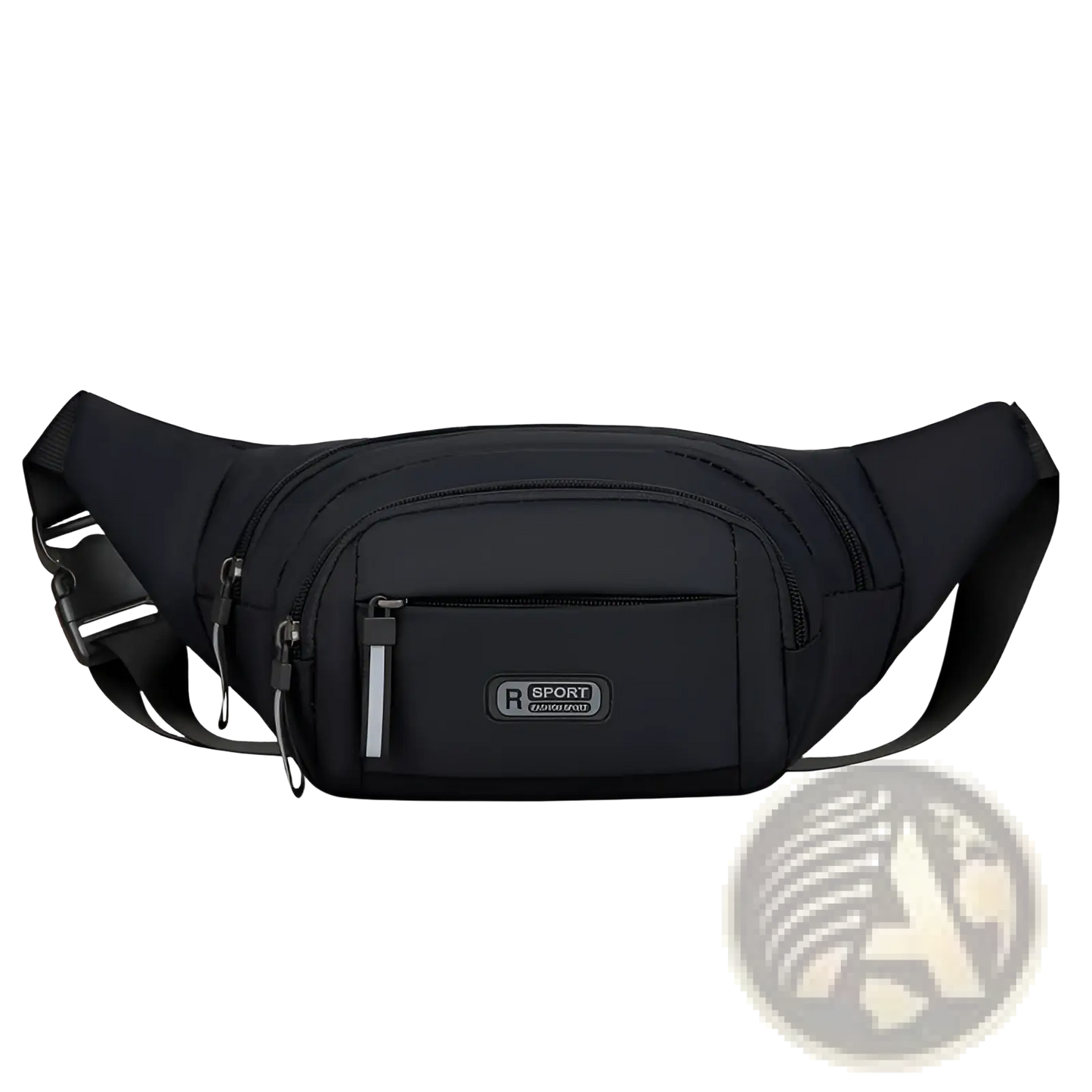 Men's Waterproof Nylon Multifunctional Crossbody Waist Bag