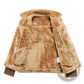 Men's Winter Fleece Lined Shearling Denim Jacket