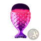 Mermaid Fish Scale Powder Blush Makeup Brush