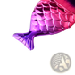 Mermaid Fish Scale Powder Blush Makeup Brush