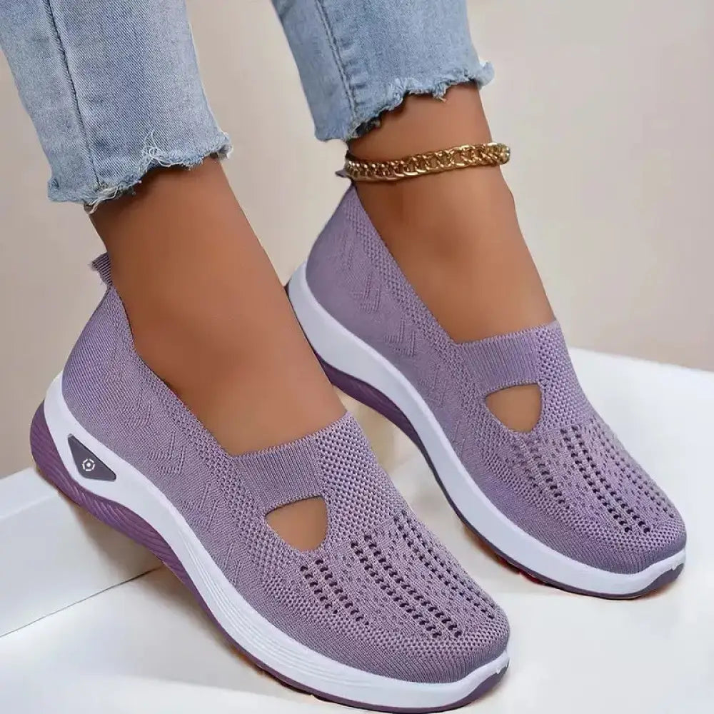 Women's Breathable Mesh Slip on Casual Flats