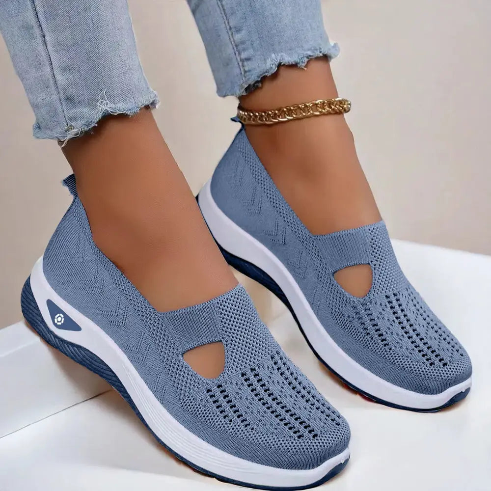 Women's Breathable Mesh Slip on Casual Flats