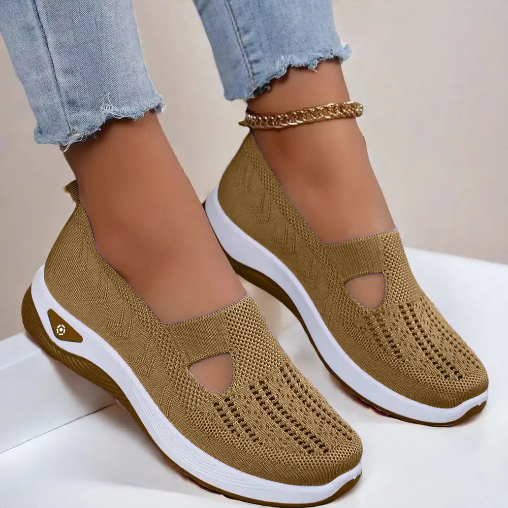 Women's Breathable Mesh Slip on Casual Flats