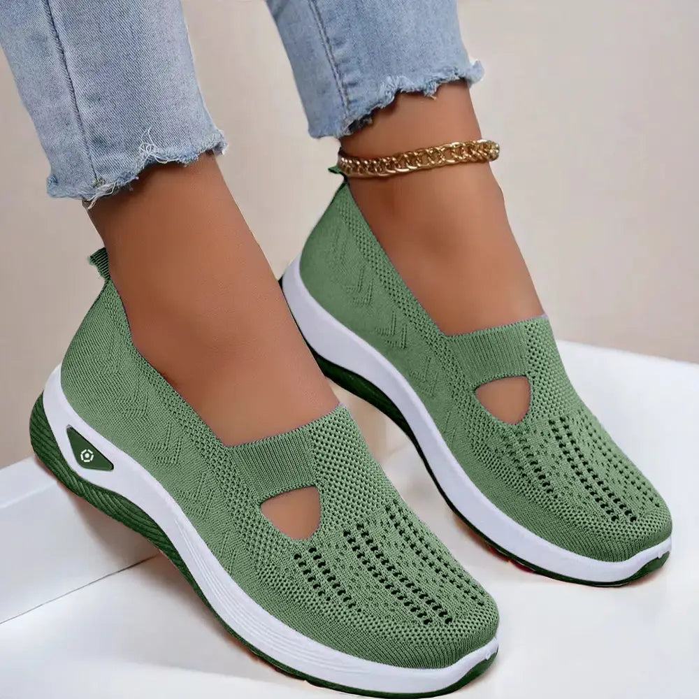 Women's Breathable Mesh Slip on Casual Flats