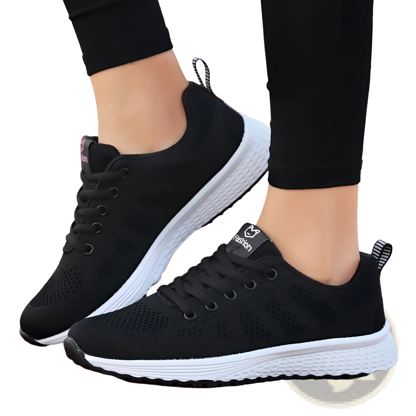 Mesh Fly Woven Sneakers Breathable Athletic Shoes