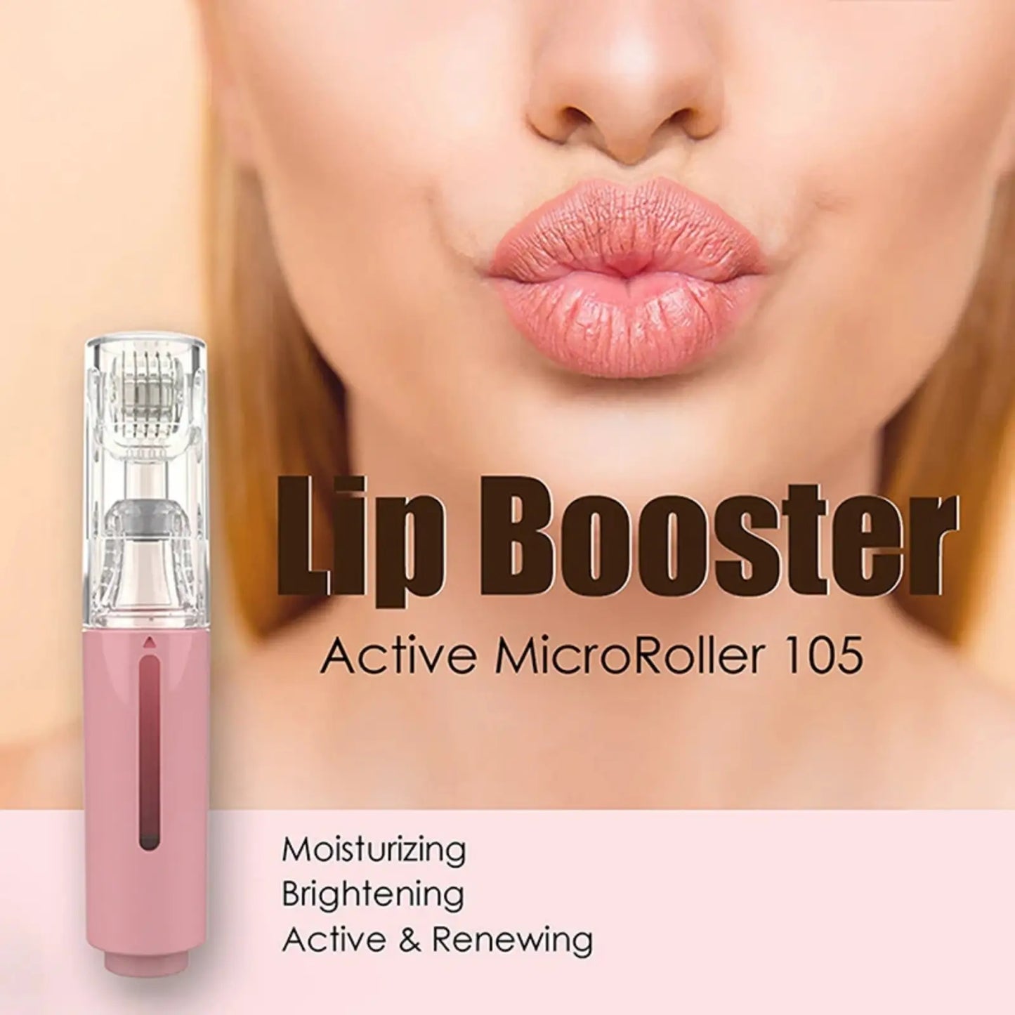 Microneedle Hydration Roller for Lip and Beard Serum