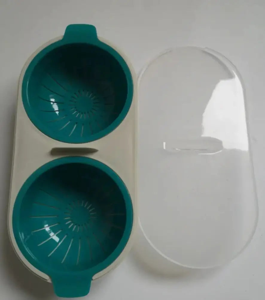 Microwave Double Cup Egg Poacher and Boiler