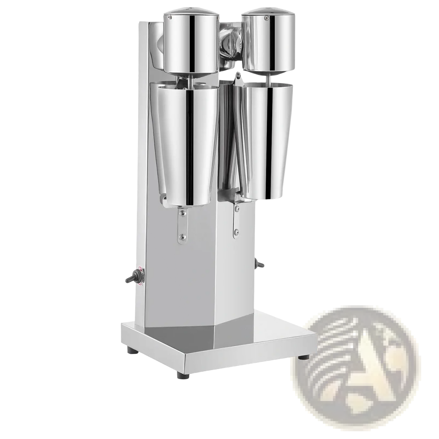 Milkshake Maker Commercial Double Head 180w Silver