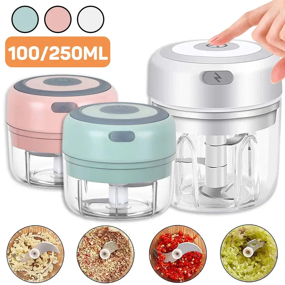 Usb Electric Mini Food Chopper and Garlic Mincer