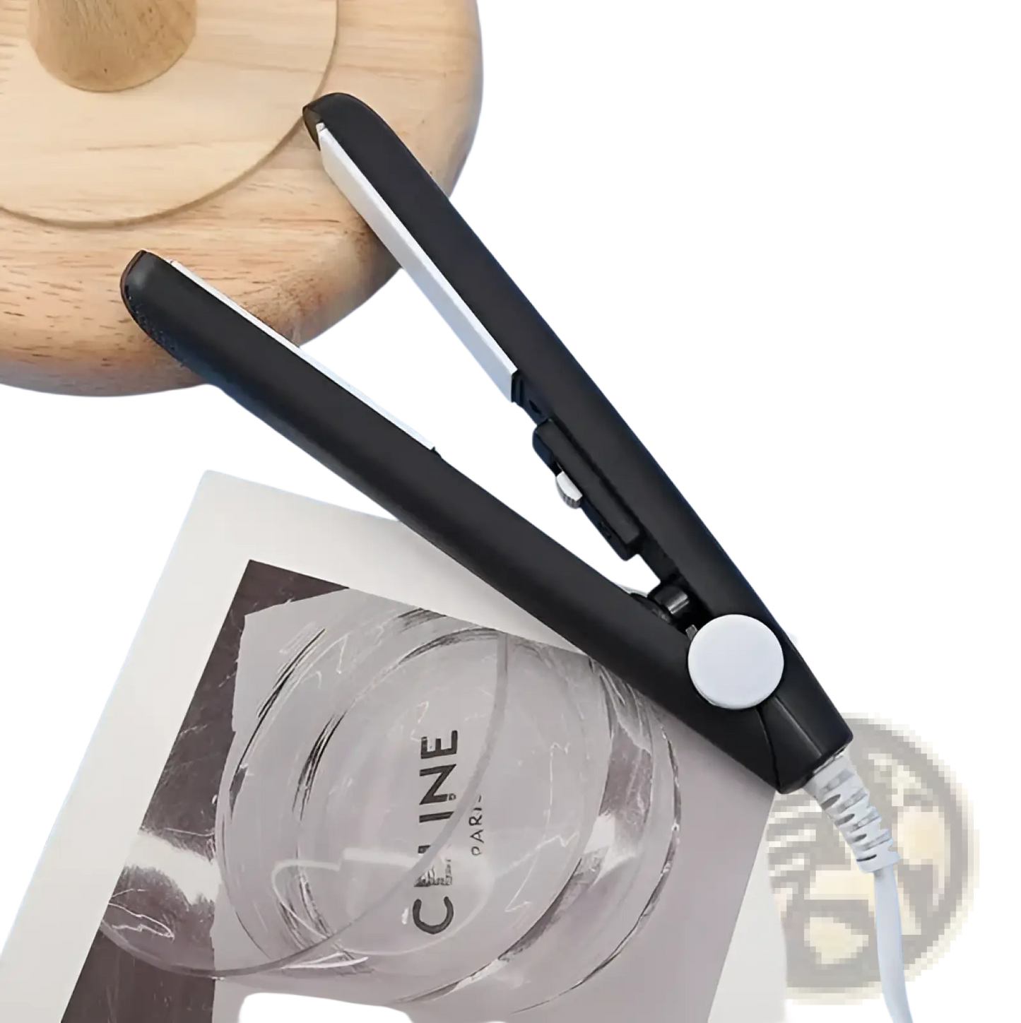 Mini Portable Ceramic Hair Straightener and Curler