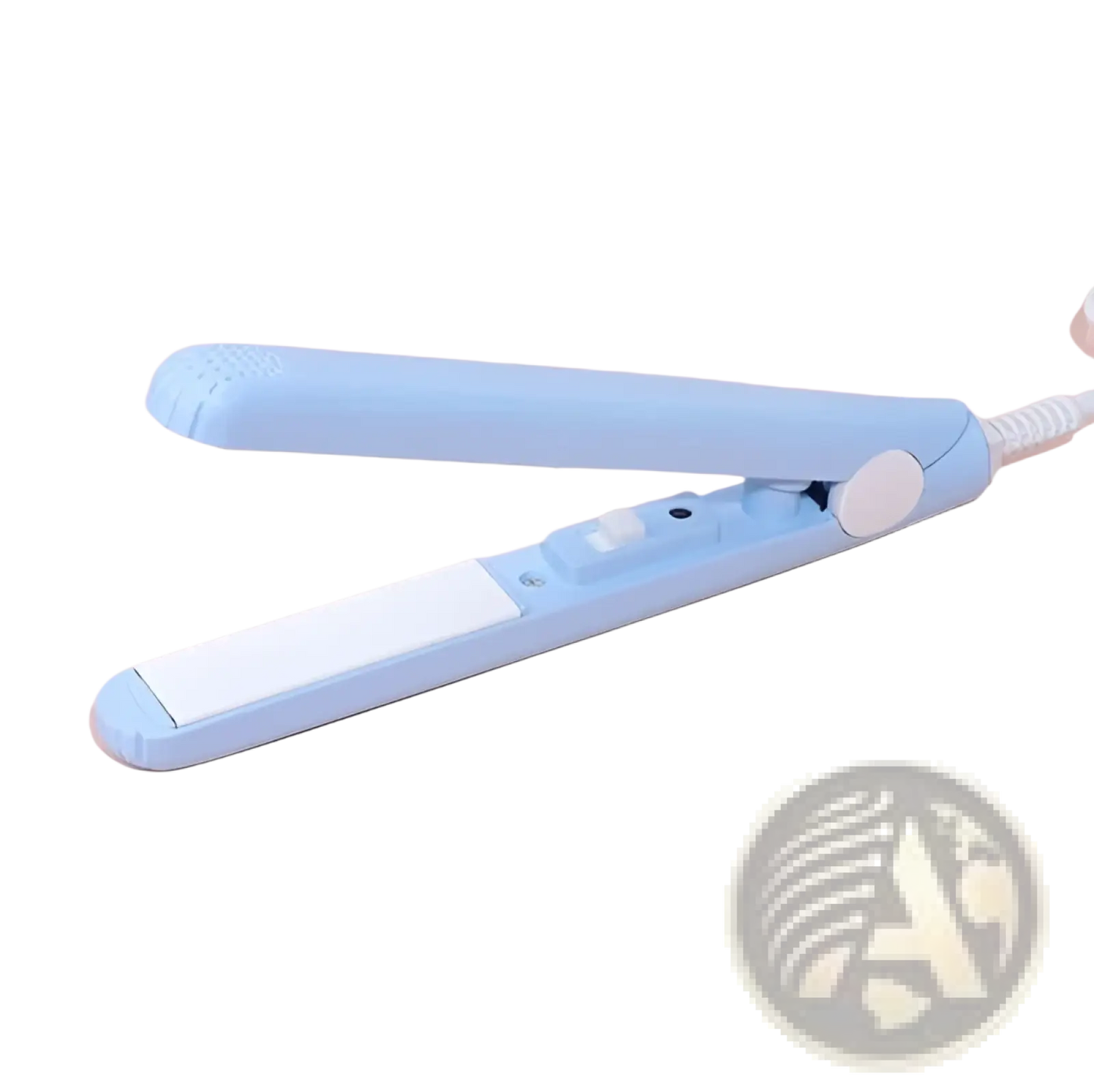 Mini Portable Ceramic Hair Straightener and Curler