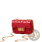 Mini Quilted Pearl Crossbody Bag for Women