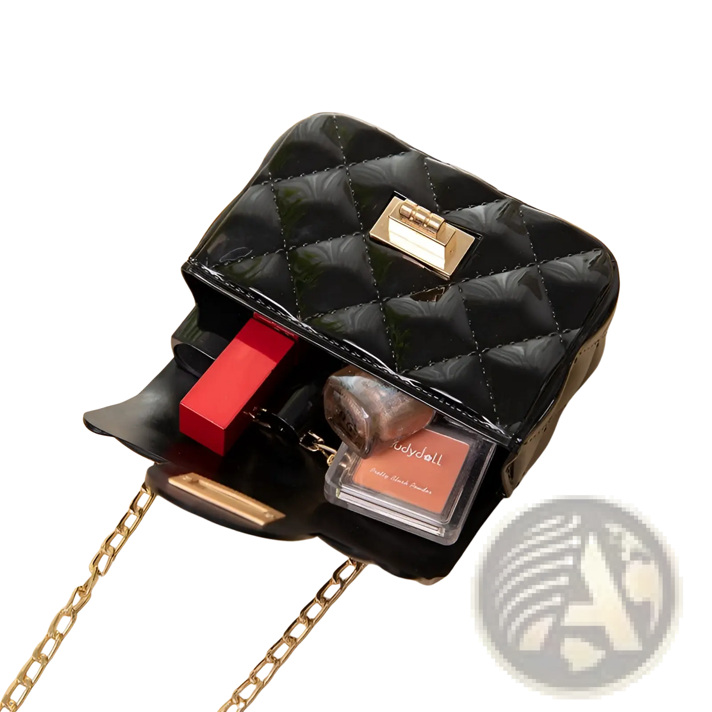 Mini Quilted Pearl Crossbody Bag for Women