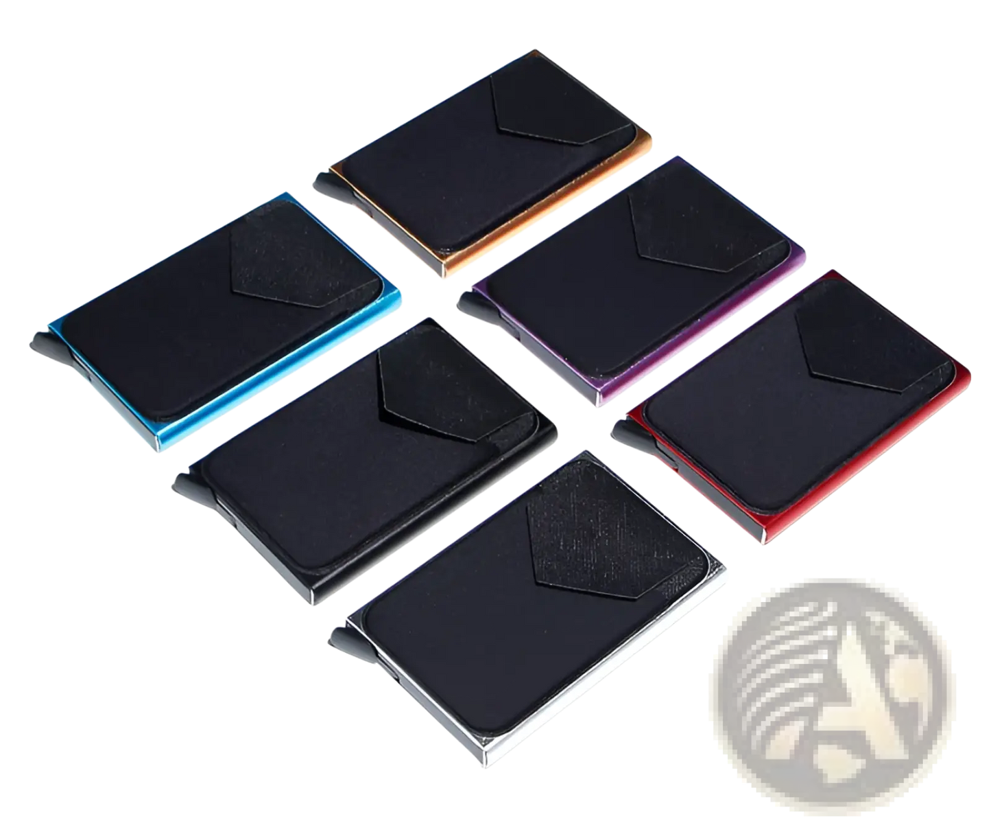 Minimalist Rfid Blocking Aluminum Multi Card Wallet