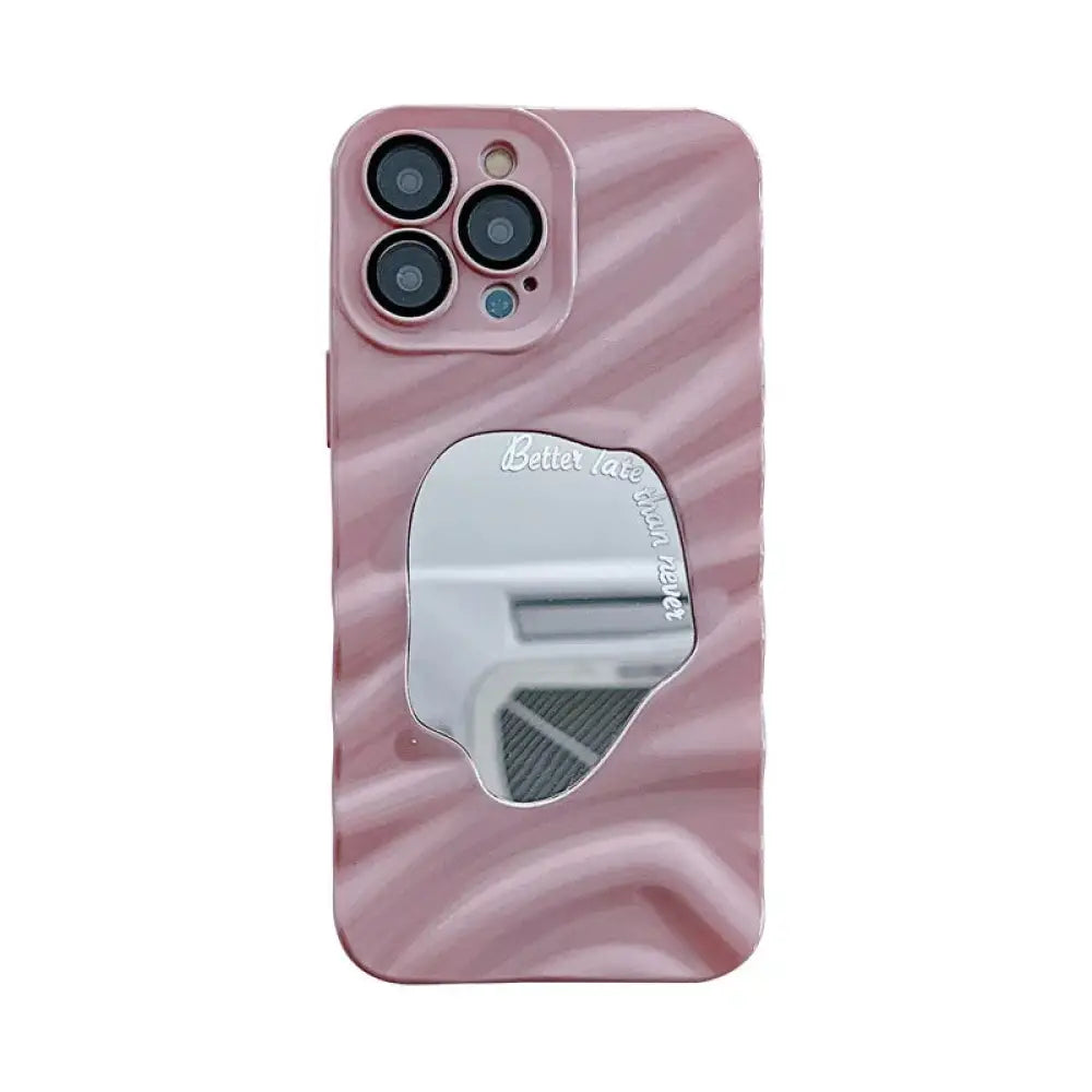 Mirror Water Ripple Reflective Case for Iphone 14 Pro Max
