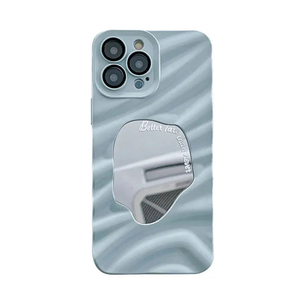 Mirror Water Ripple Reflective Case for Iphone 14 Pro Max