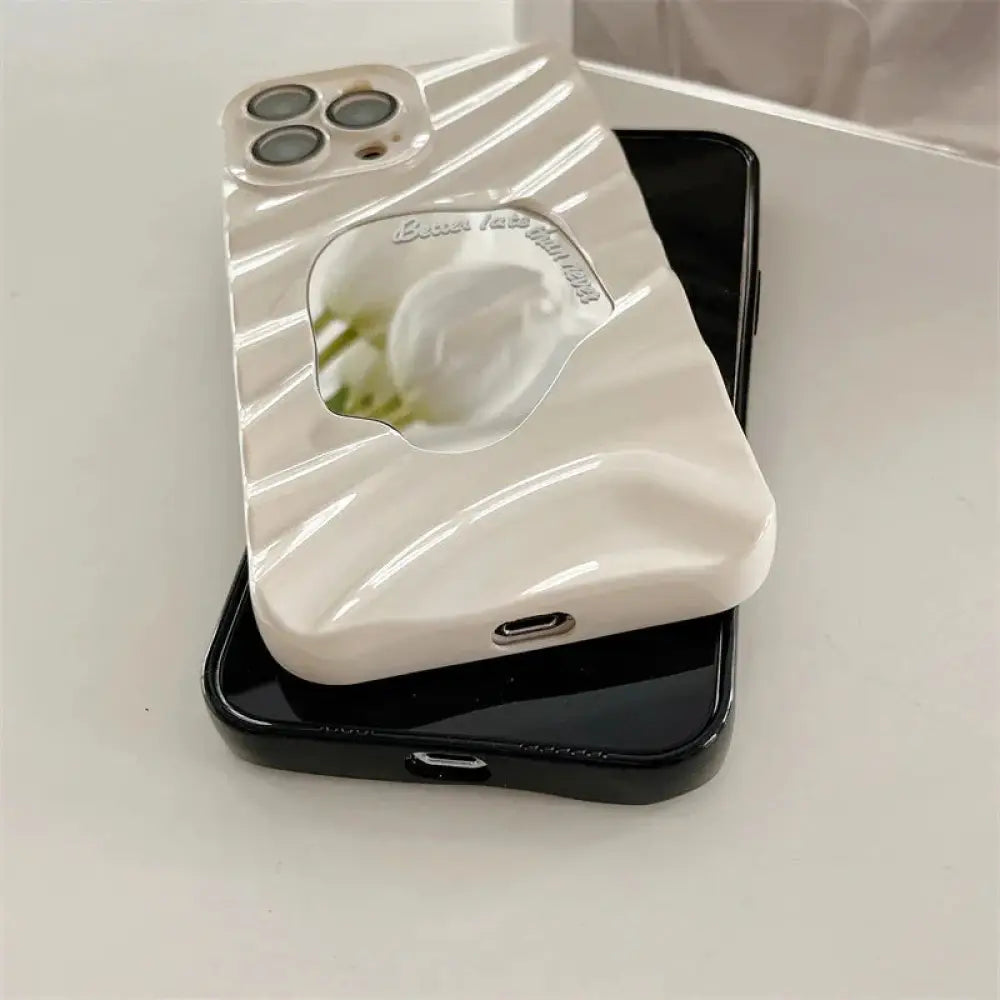 Mirror Water Ripple Reflective Case for Iphone 14 Pro Max