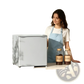 Modern 1.1 Cu.ft Compact Beauty and Skincare Freezer