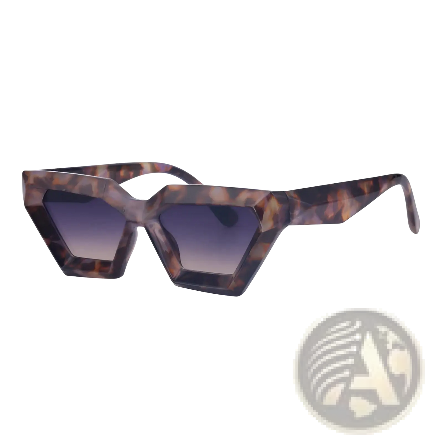 Modern Irregular Cat Eye Uv400 Geometric Sunglasses