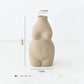 Modern Minimalist Female Form Ceramic Art Vase