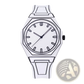 Modern Octagonal Minimalist Waterproof Silicone Watch
