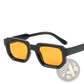 Modern Square Frame Retro Tinted Sunglasses