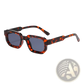 Modern Square Frame Retro Tinted Sunglasses