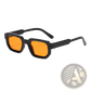 Modern Square Frame Retro Tinted Sunglasses