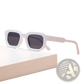 Modern Square Frame Retro Tinted Sunglasses