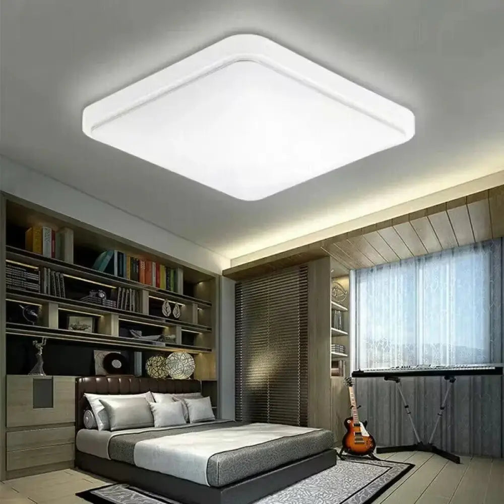 Modern 24w Square Led Ceiling Light with Minimalist Frame