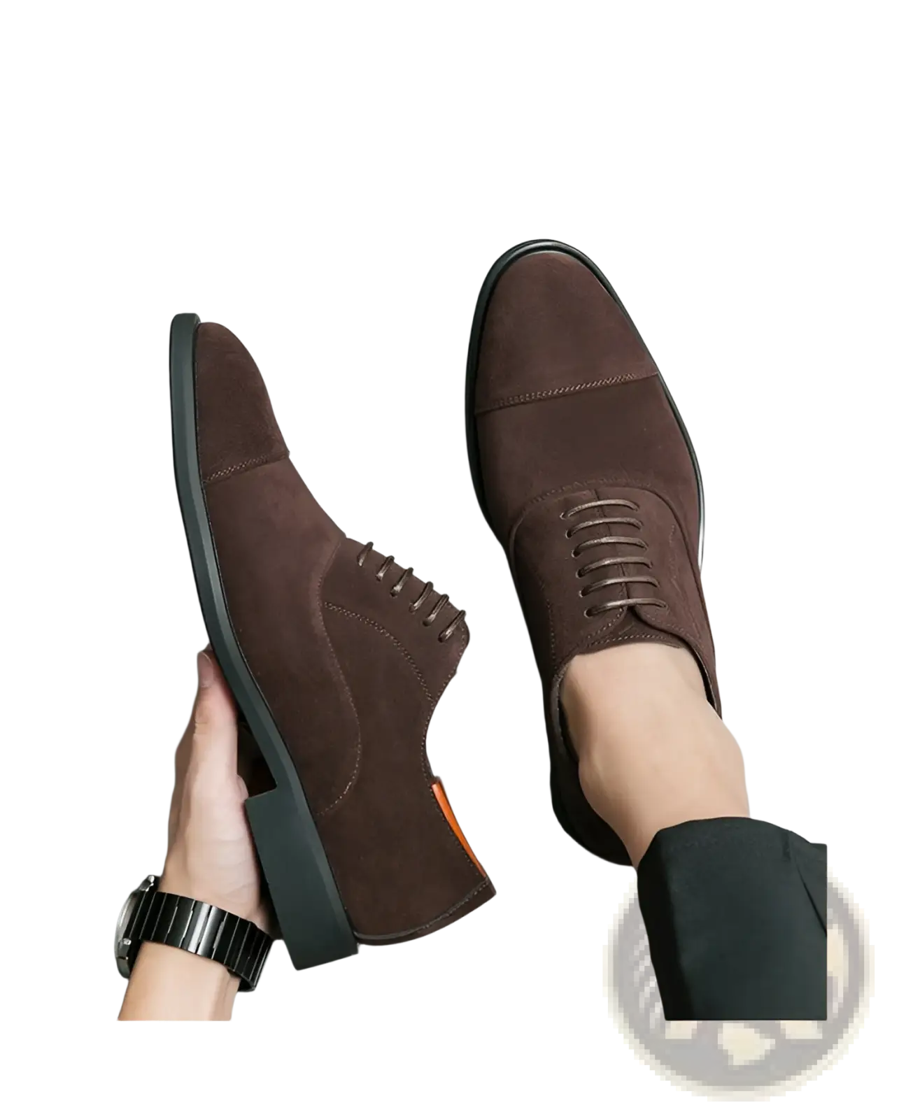 Modern Suede Business Casual Oxford Shoes