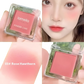 Monochrome Powder Blush Compact with Brush 4 Colors