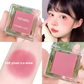 Monochrome Powder Blush Compact with Brush 4 Colors