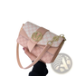 Monogram Letter Print Crossbody Messenger Bag